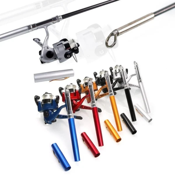 SOUGAYILANG Pocket Pen Fishing Rod Set 5 Colors