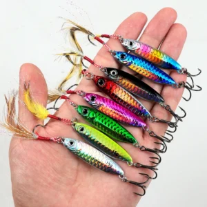 Metal Jig Spoon Fishing Lure Set