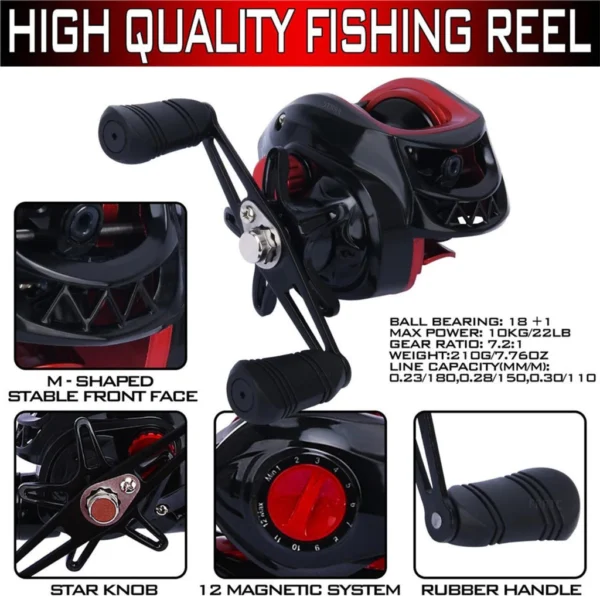 Random Baitcasting Fishing Reel
