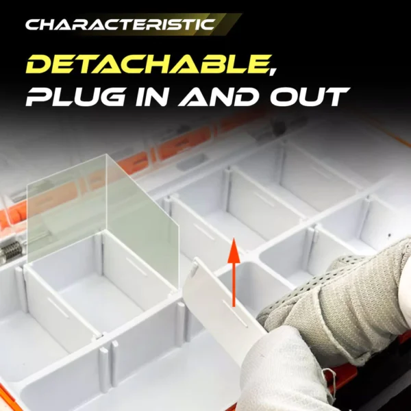 Random Waterproof Double Layer Tackle Box