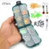 157PCS Fishing Tackle Accessories Kit